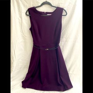 Sleeveless pleated skirt dress